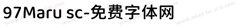 97Maru sc字体转换